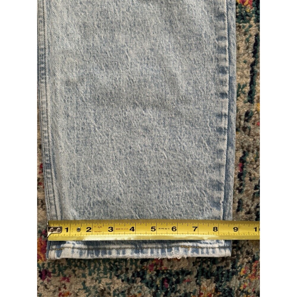 Abercrombie & Fitch 90s High Rise Relaxed Jeans Curve Love Light Wash Size 26/2S - Picture 8 of 10